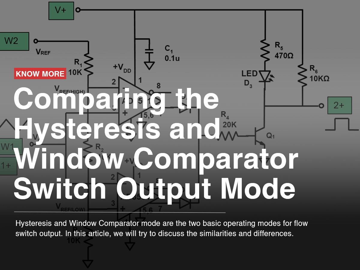 Comparing the Hysteresis and Window Comparator Switch Output Mode Comparing the Hysteresis and Window Comparator Switch Output Mode